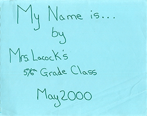 My name is...