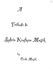 Tribute to Sylvia Kaufman Musik